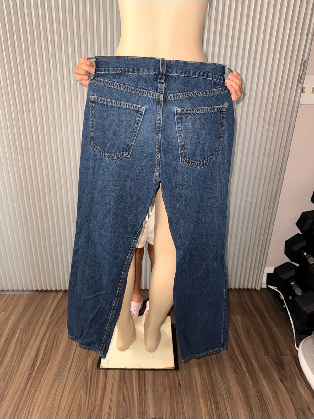 Old Navy Dark Blue Kids' Straight-Leg Jeans